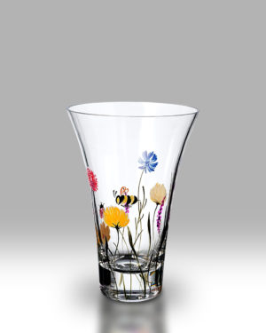 Bees & Ladybird 19cm Flared Vase