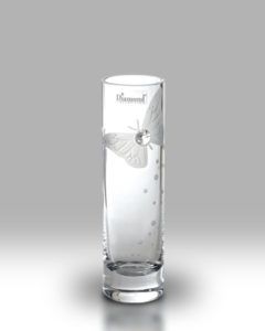 Crystal Diamond Butterfly 19.5cm Bud Vase