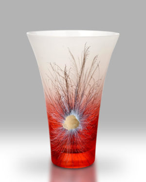 Rhapsody 19cm Saffron Red Vase – 2163-21