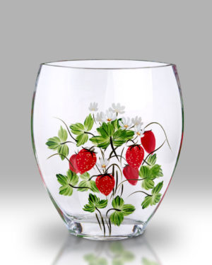 Strawberry Fields 21cm Curved Vase – 2290-22