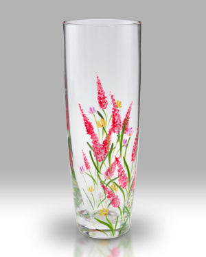 Cerise Elysian 25cm Cylinder Vase – 2294-22