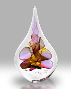 XL Crystal Drop Paperweight