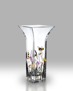 Bees & Blooms 22.5cm Flared Vase