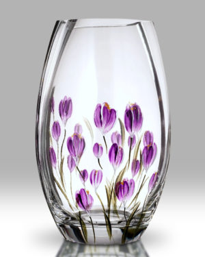 Crocus – Mulberry 20cm Round Vase