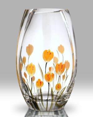 Crocus – Saffron 20cm Round Vase