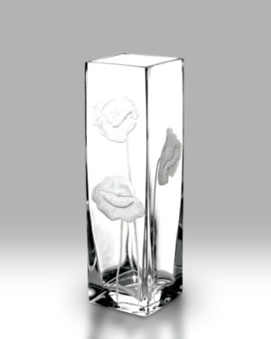 Deep Etched Flower – Poppy