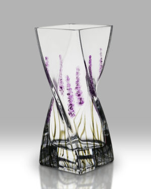 Lavender 20cm Twist Vase