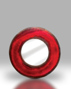 Round Mirror – Gorgeous Red