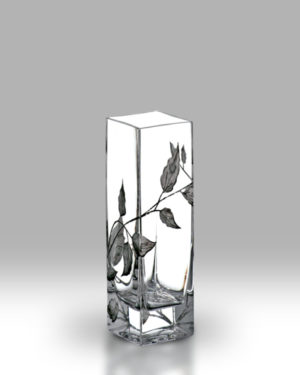 Silver Leaf 21cm Bud Vase