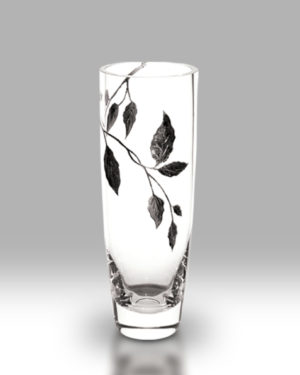 Silver Leaf 25cm Classic Vase