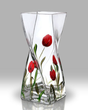 Tulip 20cm Twist Vase