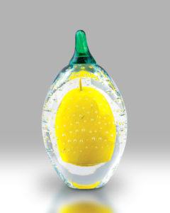 Crystal Fruit Paperweight – Lemon