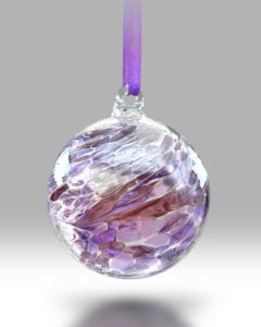 Friendship Ball 10cm – Purple/White